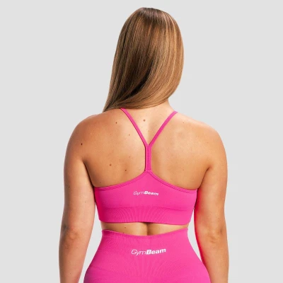 GymBeam Bezešvá sportovní podprsenka Sculpt Rose