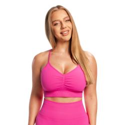 GymBeam Bezešvá sportovní podprsenka Sculpt Rose