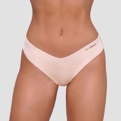 GymBeam Bezešvé kalhotky 3Pack Beige