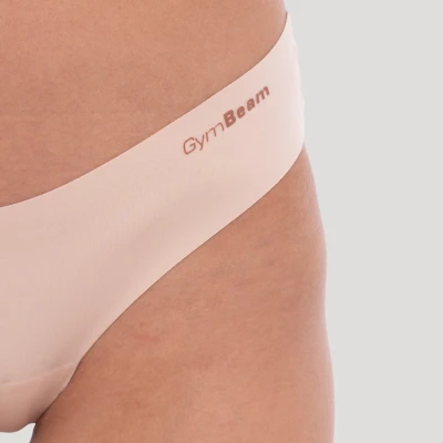GymBeam Bezešvé kalhotky Comfy 3Pack Beige