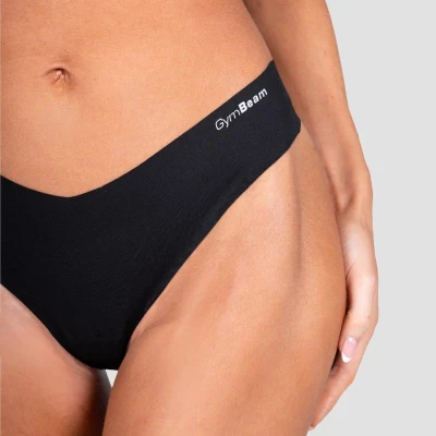 GymBeam Bezešvé kalhotky Comfy 3Pack Black