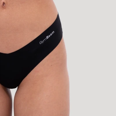 GymBeam Bezešvé kalhotky Comfy 3Pack Black
