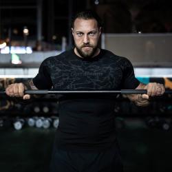 GymBeam Seamless Tričko Static Black