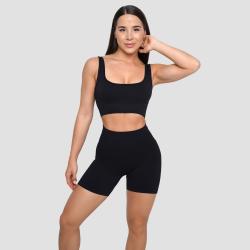 GymBeam Bezešvá športová podprsenka Lift Black
