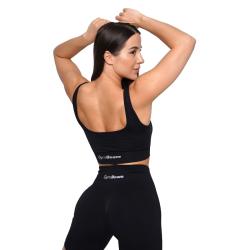 GymBeam Bezešvá športová podprsenka Lift Black