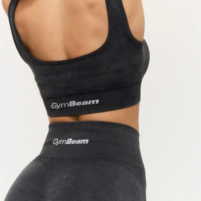 GymBeam Bezešvá sportovní podprsenka Lift Coal