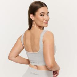 GymBeam Bezešvá športová podprsenka Lift Grey