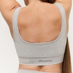 GymBeam Bezešvá športová podprsenka Lift Grey