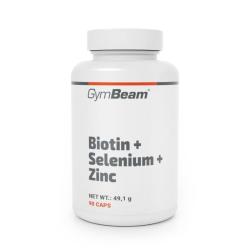GymBeam Biotín + Selén + Zinok 90 kaps.