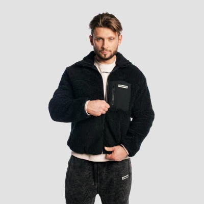 GymBeam Sherpa Black pánská bunda