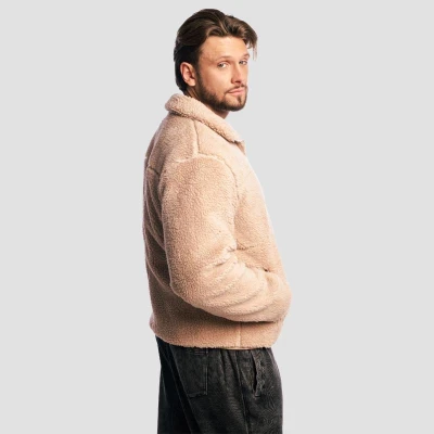 GymBeam Sherpa Canyon béžová pánská bunda