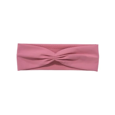 GymBeam Bow Pink dámská čelenka na běh
