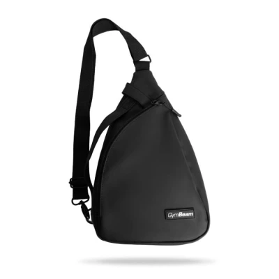GymBeam Urban Black unisex taška přes rameno