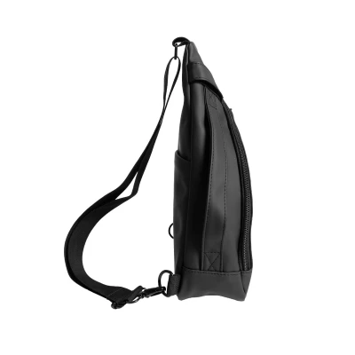 GymBeam Urban Black unisex taška přes rameno