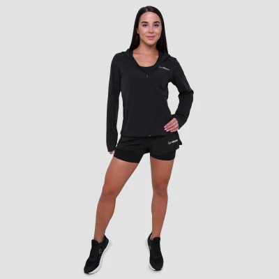 GymBeam Dámská běžecká bunda Pulse Black