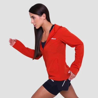 GymBeam Dámská běžecká bunda Pulse Orange