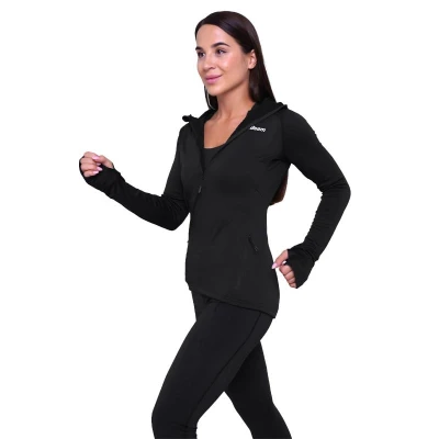 GymBeam Women‘s Pulse 1/2 Zip Running Sweatshirt Black