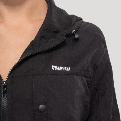 GymBeam Dámská bunda Flow Black