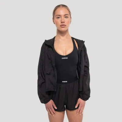 GymBeam Dámská bunda Flow Black