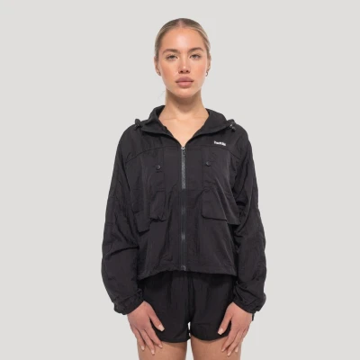 GymBeam Dámská bunda Flow Black
