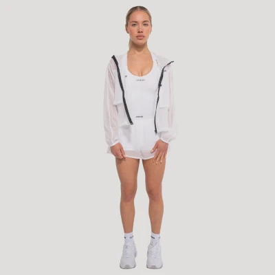 GymBeam Dámská bunda Flow White