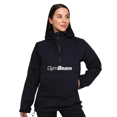 GymBeam Dámská bunda Rain Smock Black