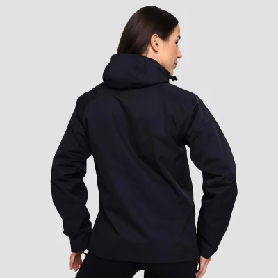 GymBeam Dámská bunda Rain Smock Black POUZE M (VÝPRODEJ)