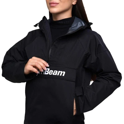 GymBeam Dámská bunda Rain Smock Black POUZE M (VÝPRODEJ)