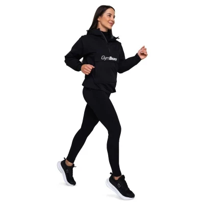GymBeam Dámská bunda Rain Smock Black POUZE M (VÝPRODEJ)