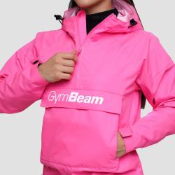 GymBeam Dámská bunda Rain Smock Fuchsia