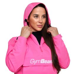 GymBeam Dámská bunda Rain Smock Fuchsia