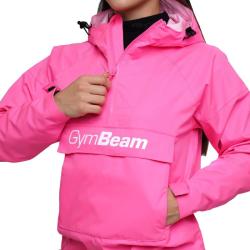 GymBeam Dámská bunda Rain Smock Fuchsia POUZE L (VÝPRODEJ)