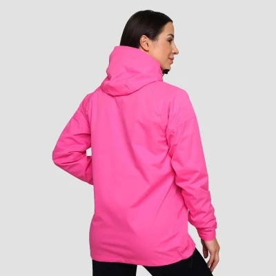 GymBeam Dámská bunda Rain Smock Fuchsia POUZE XL (VÝPRODEJ)