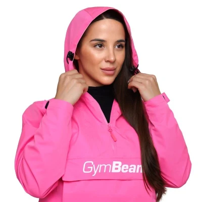 GymBeam Dámská bunda Rain Smock Fuchsia POUZE XL (VÝPRODEJ)