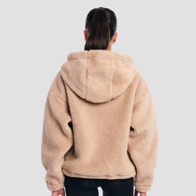 GymBeam Sherpa Canyon béžová dámská bunda