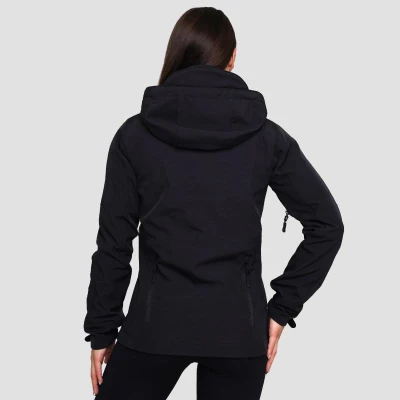 GymBeam Dámská bunda Softshell Black