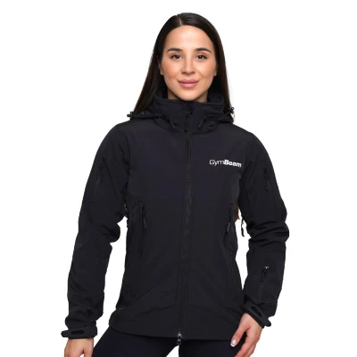 GymBeam Dámská bunda Softshell Black