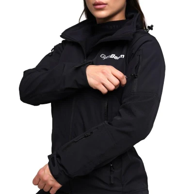 GymBeam Dámská bunda Softshell Black