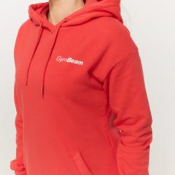 GymBeam Dámská Longline mikina Limitless Hot Red