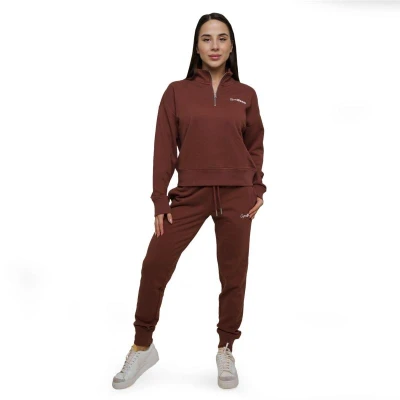 GymBeam Dámská mikina 1/2 Zip Agile Root