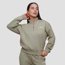 GymBeam Dámska mikina Agile ½ Zip Sage