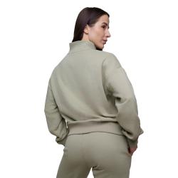 GymBeam Dámská mikina Agile ½ Zip Sage