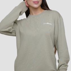 GymBeam Dámská mikina Agile Longline Sage
