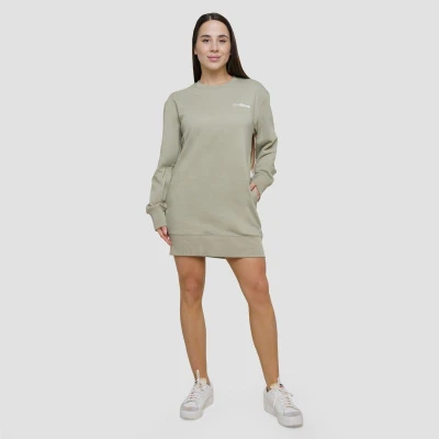 GymBeam Dámská mikina Agile Longline Sage
