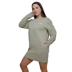 GymBeam Dámská mikina Agile Longline Sage