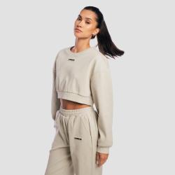 GymBeam Dámska mikina Cropped Aura Grey