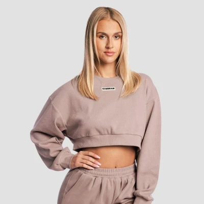 GymBeam Dámská mikina Cropped Aura Roux