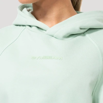 GymBeam Dámská mikina Cropped Mochi Green