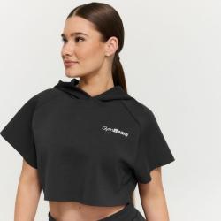 GymBeam Women‘s Relay Cropped Hoodie Black