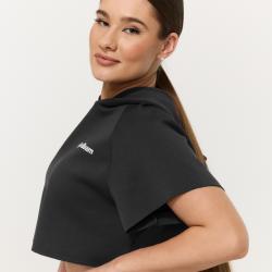 GymBeam Women‘s Relay Cropped Hoodie Black